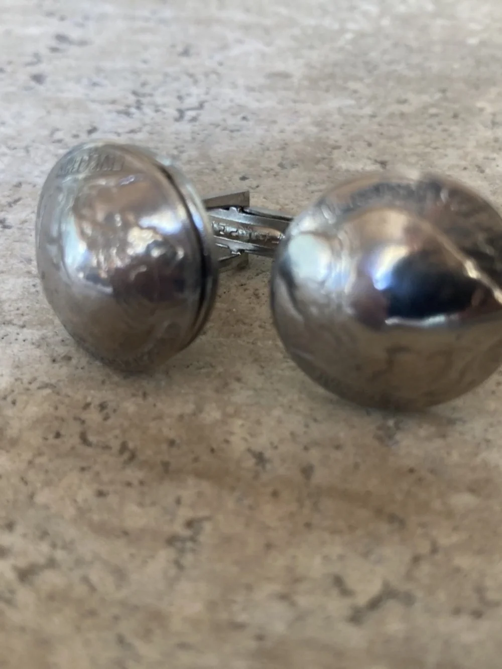 Two Pairs Buffalo Coin Cufflinks Kansas State  Quarter & 1925 Original